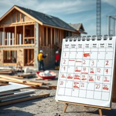 Błędy w harmonogramie budowy domu: jak ich uniknąć i utrzymać płynność prac na budowie
